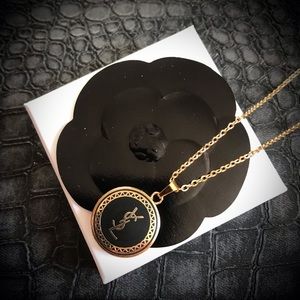 Final price drop! YSL Repurposed Button Necklace